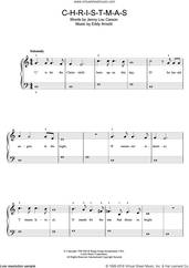 C-H-R-I-S-T-M-A-S for piano solo