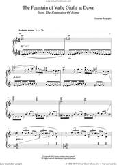 The Fountain Of Valle Giulia At Dawn (from 'The Fountains Of Rome')