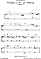Variation No.5 (From '7 Variations On God Save The King' WoO 78)
