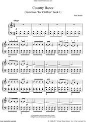 Country Dance (From 'For Children', Volume 1)