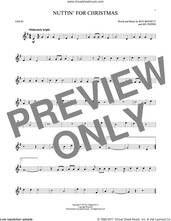 Nuttin' For Christmas for violin solo