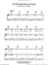 An Old Fashioned Love Song