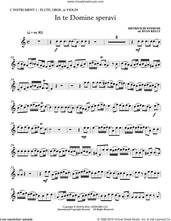In Te Domine Speravi (ed. Ryan Kelly) (complete set of parts)