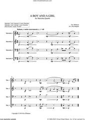 A Boy And A Girl for Marimba Quartet (arr. Joby Burgess)