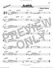 Always [Reharmonized version] (arr. Jack Grassel)