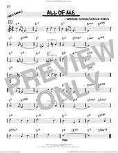 All Of Me [Reharmonized version] (arr. Jack Grassel)