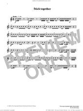 Stick Together from Graded Music for Snare Drum, Book I