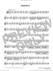 Study No.1 from Graded Music for Snare Drum, Book I
