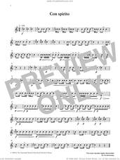 Con spirito from Graded Music for Snare Drum, Book II