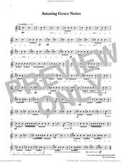 Amazing Grace Notes from Graded Music for Snare Drum, Book II