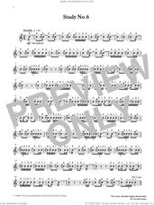Study No.6 from Graded Music for Snare Drum, Book III