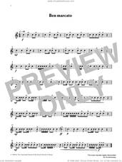 Ben marcato from Graded Music for Snare Drum, Book I