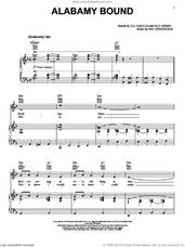 Alabamy Bound for voice, piano or guitar