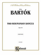Two Roumanian Dances, Op. 8A