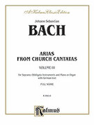 Soprano Arias from Church Cantatas, Volume III