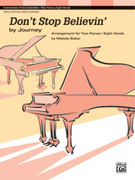 Don't Stop Believin': by Journey - Piano Quartet (2 Pianos, 8 Hands)