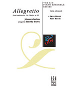 Allegretto from Symphony No. 3 in F Major for piano solo