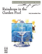 Raindrops in the Garden Pool