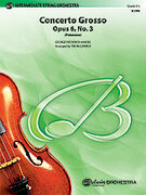 Concerto Grosso, Opus 6, No. 3