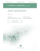 Dixit Dominus (arr. Andrew Hathaway)