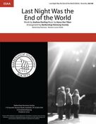 Last Night Was The End Of The World (arr. Barbershop Harmony Society)