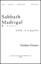 Sabbath Madrigal (R'tsei) sheet music for choir (SATB: soprano, alto, tenor, bass)