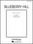 Blueberry Hill sheet music for voice, piano or guitar (version 2)