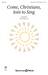 Come, Christians, Join To Sing (arr. Mark Patterson)