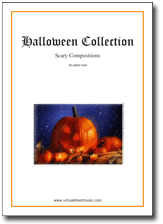 Halloween sheet music collection cover