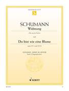 Widmung, Op. 25/1 / Du bist wie eine Blume, Op. 25/24, from "Myrten"