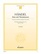 Aria with Variations, Theme of the famous Brahms Variations
