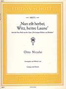 Nun eilt herbei, Witz, heitre Laune, Frau Fluth's aria from the opera "The Merry Wives of Windsor"