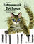 Two cats playing sheet music for piano solo