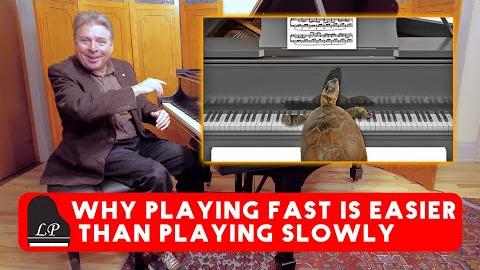 Why Playing Fast Is Easier Than Playing Slowly