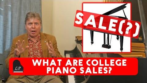 What are College Piano Sales?