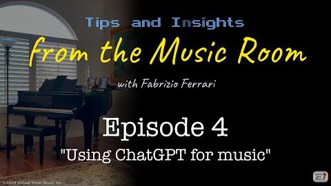 Using ChatGPT for music