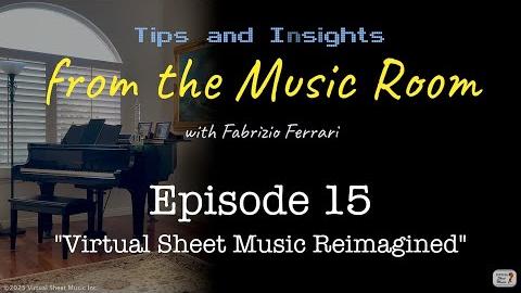 Virtual Sheet Music Reimagined