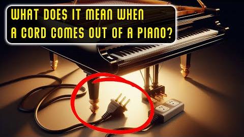 What Does It Mean When a Cord Comes Out of a Piano?