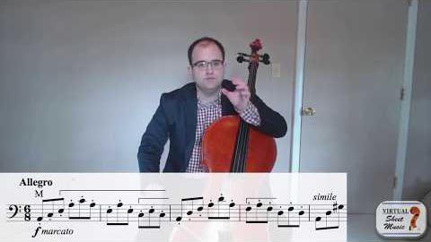 Accents on the cello