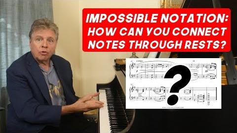 Impossible Notation: How Can You Connect Notes Through Rests?