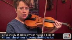 How to not hit other strings on violin