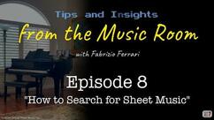 How to Search for Sheet Music