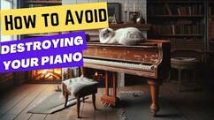 How to Avoid Destroying Your Piano