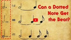 Can a Dotted Note Get the Beat?