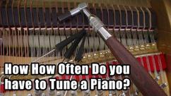 How Often Do you have to Tune a Piano?
