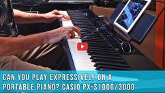 Can You Play Expressively on a Portable Piano?