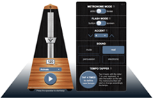 Free Online Metronome by Virtual Sheet Music®