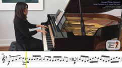 Concerto in G major, 2nd mov. for viola and piano