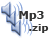 Multiple Mp3 audio files compressed in a single .zip file.