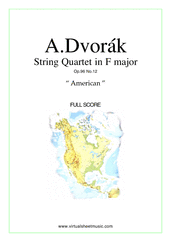Quartet Op.96 No.12 &quot;The American&quot; (f.score)